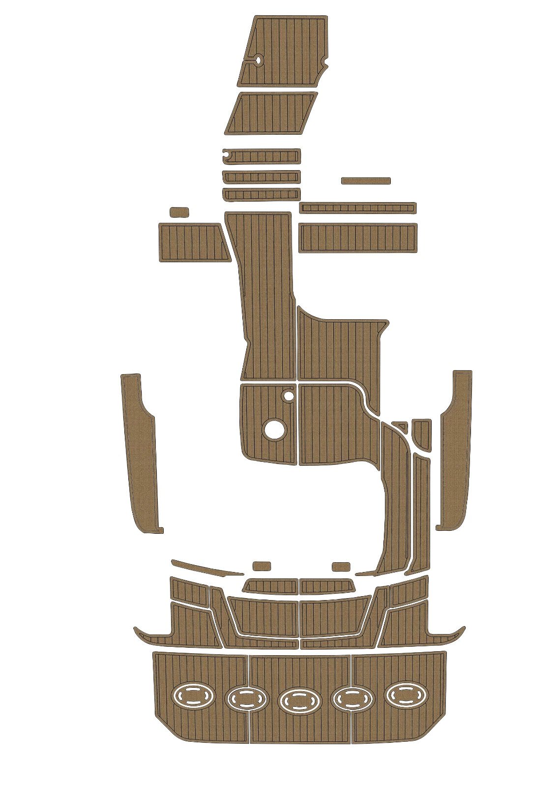 EVA Foam Boat flooring 2008-2009 Sea Ray 350 Sundancer (11) 1 Kit EVA Foam Boat flooring 2008-2009 Sea Ray 350 Sundancer