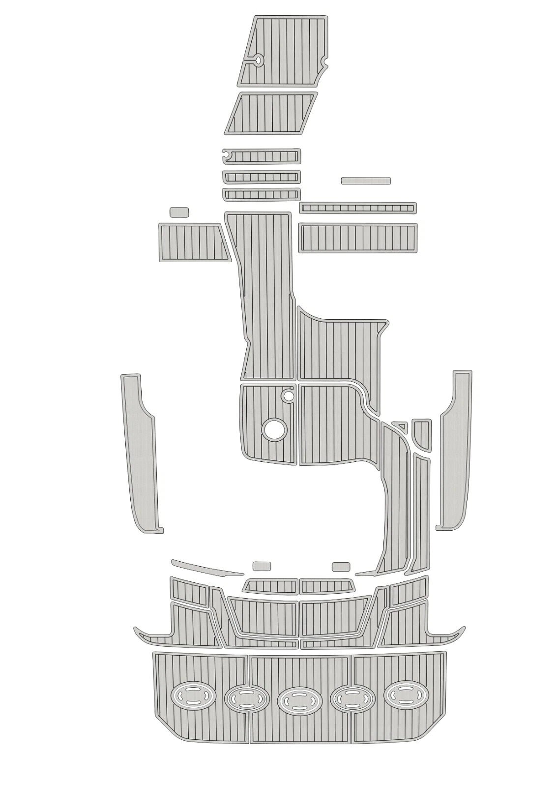 EVA Foam Boat flooring 2008-2009 Sea Ray 350 Sundancer (14) 1 Kit EVA Foam Boat flooring 2008-2009 Sea Ray 350 Sundancer