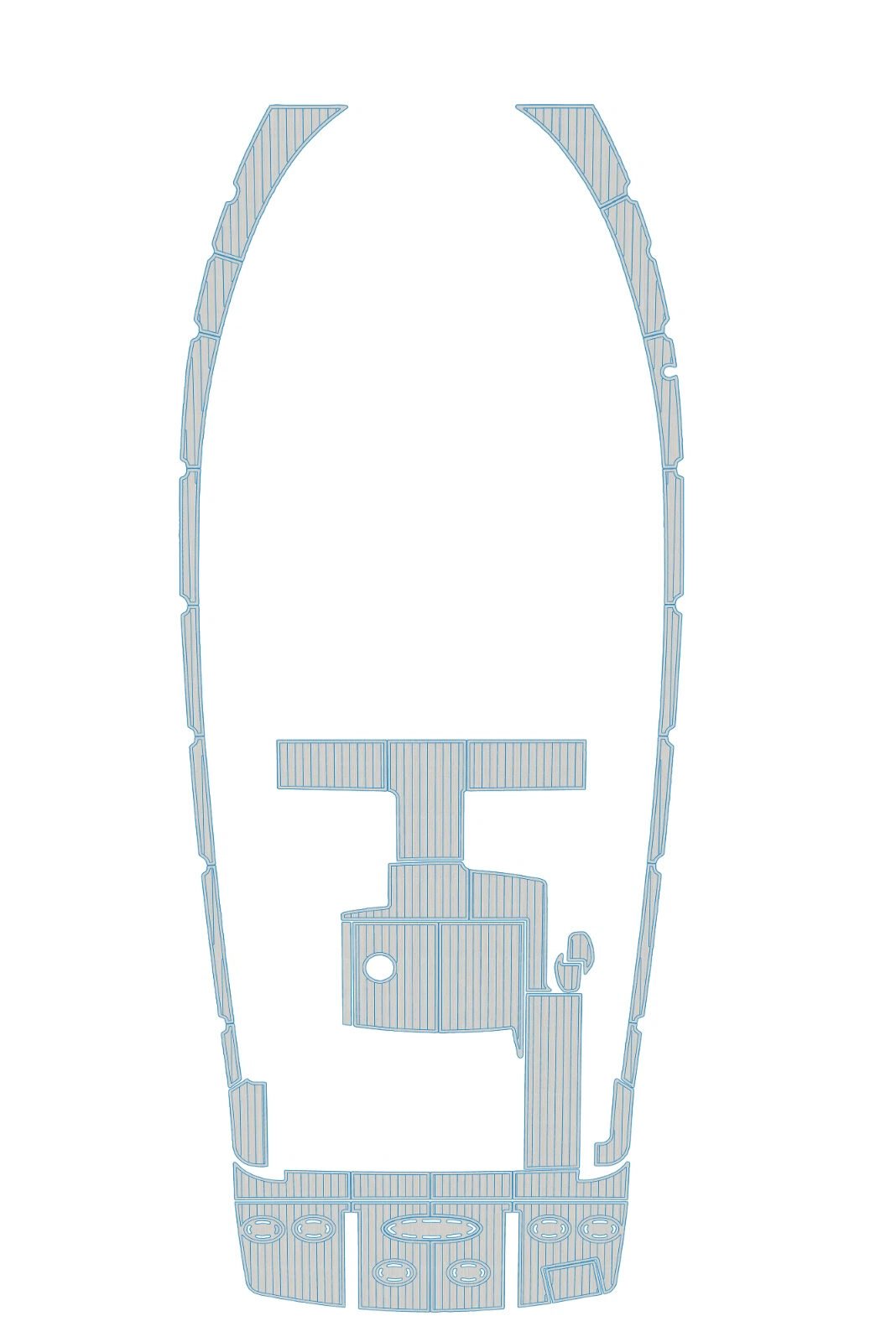 EVA Foam Boat flooring 2010-2012 Sea Ray 450 Sundancer (15) 1 Kit EVA Foam Boat flooring 2010-2012 Sea Ray 450 Sundancer