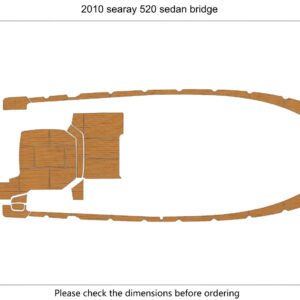 EVA Foam Boat flooring 2010 Sea Ray 520 sedan bridge