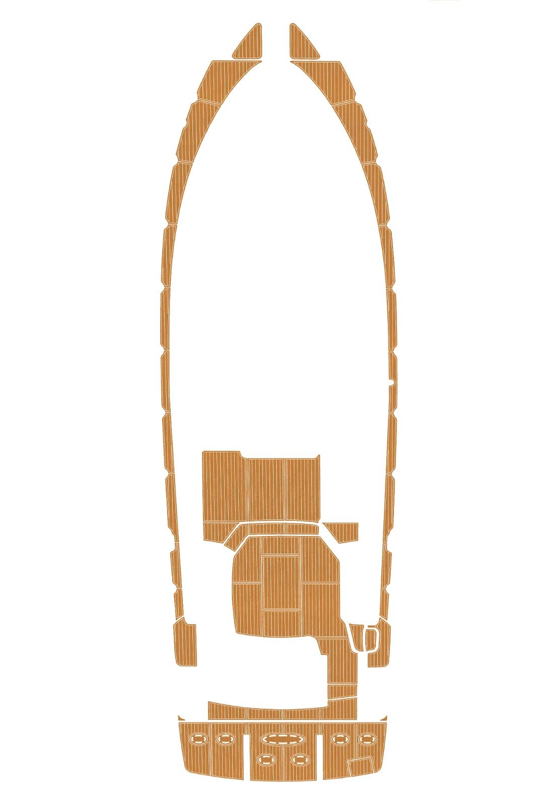 EVA Foam Boat flooring 2010 Sea Ray 520 sedan bridge
