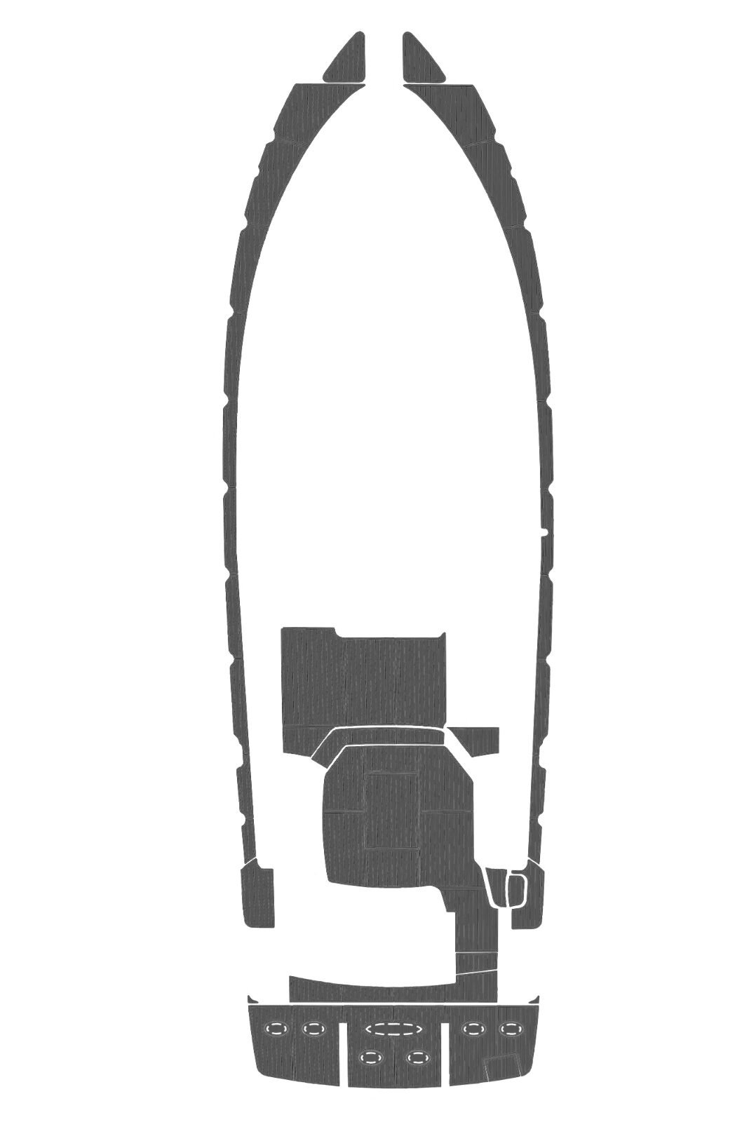 EVA Foam Boat flooring 2010 Sea Ray 520 sedan bridge