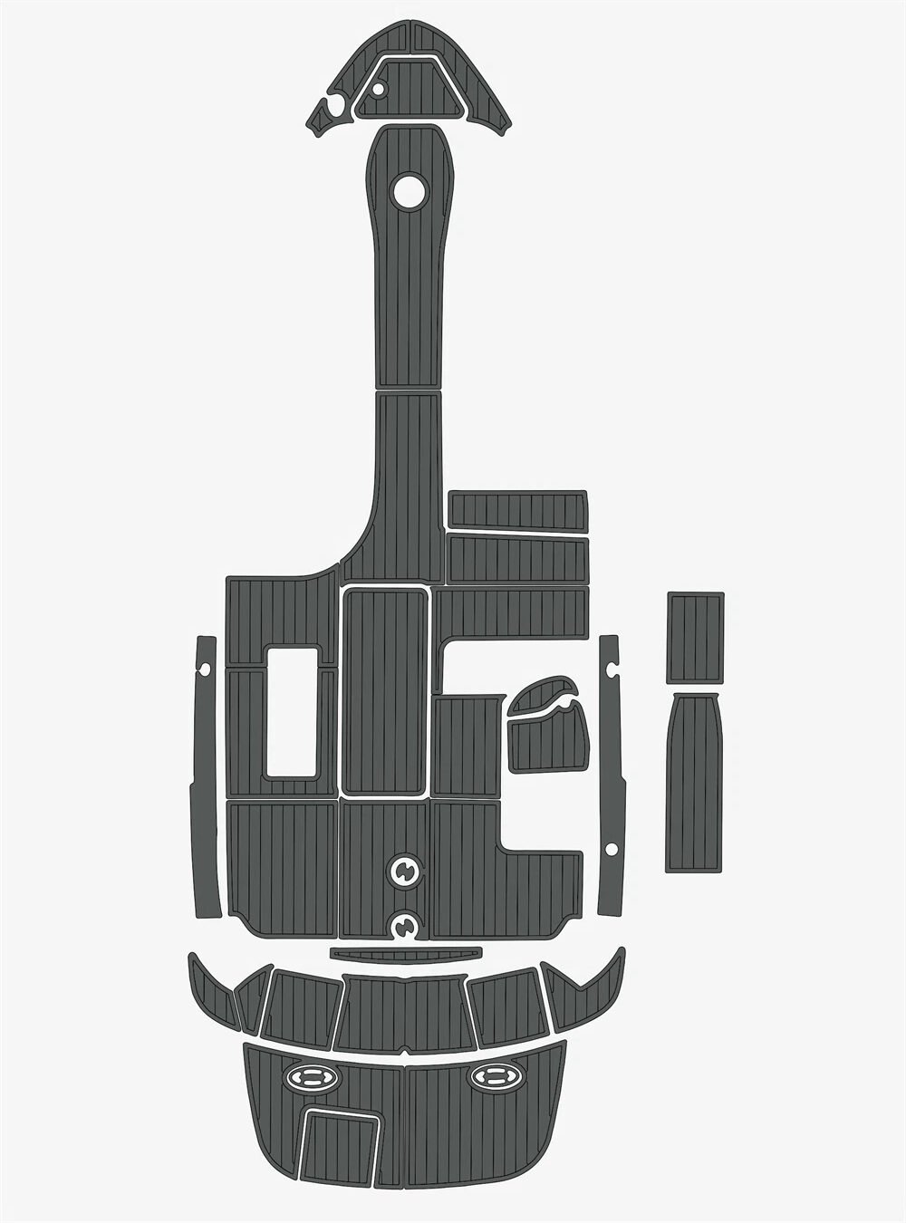EVA Foam Boat flooring 2012-2015 Sea Ray 300 SLX Runabout (4) 1 Kit EVA Foam Boat flooring 2012-2015 Sea Ray 300 SLX Runabout