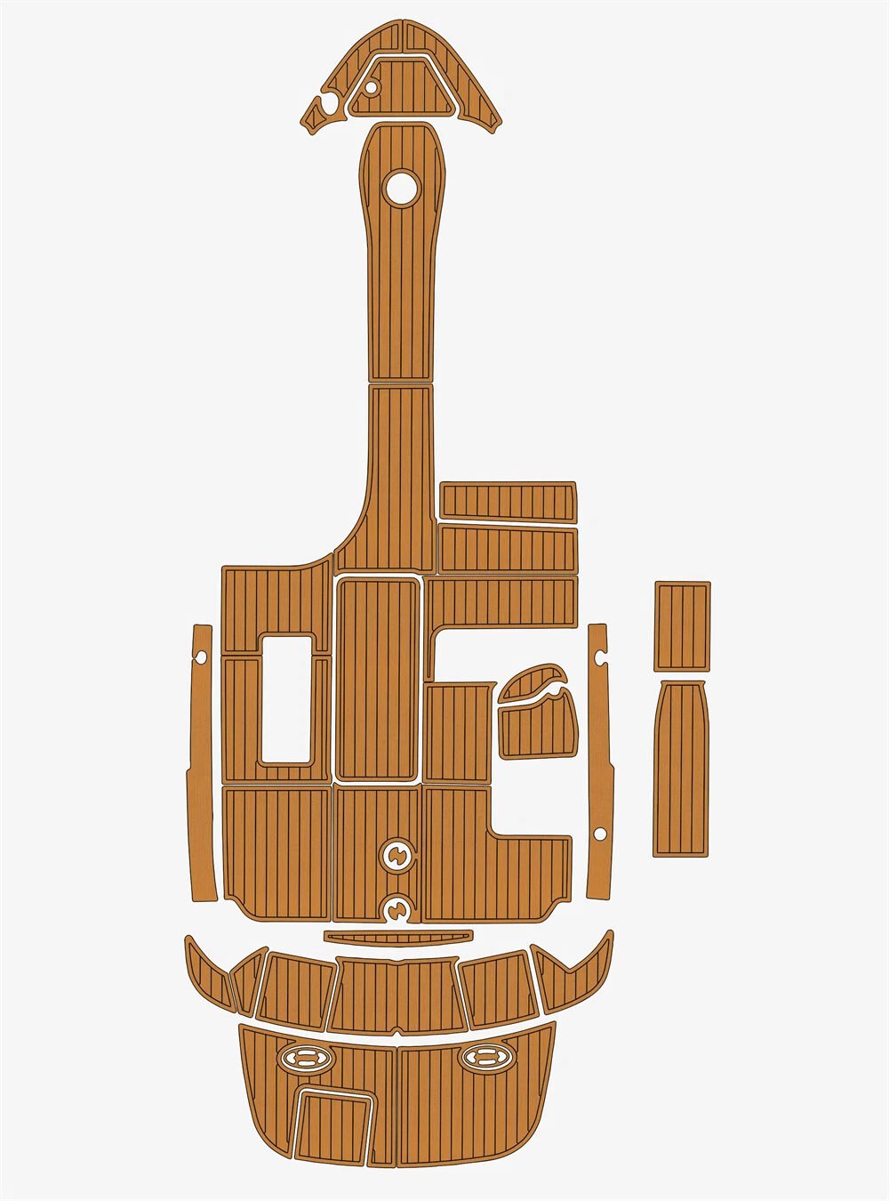 EVA Foam Boat flooring 2012-2015 Sea Ray 300 SLX Runabout (8) 1 Kit EVA Foam Boat flooring 2012-2015 Sea Ray 300 SLX Runabout