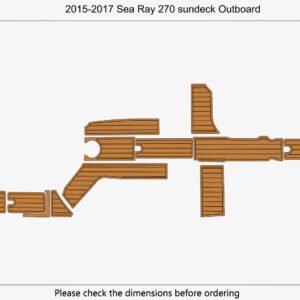 1 Kit EVA Foam Boat flooring 2015-2017 Sea Ray 270 sundeck Outboard