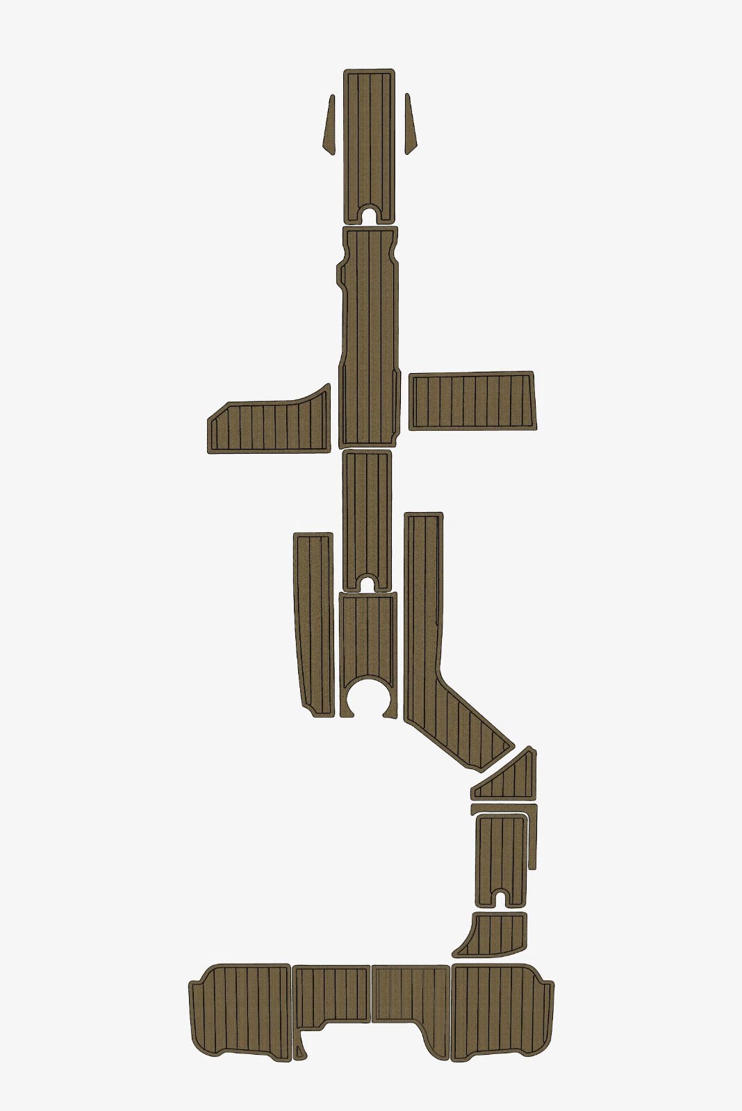 1 Kit EVA Foam Boat flooring 2015-2017 Sea Ray 270 sundeck Outboard