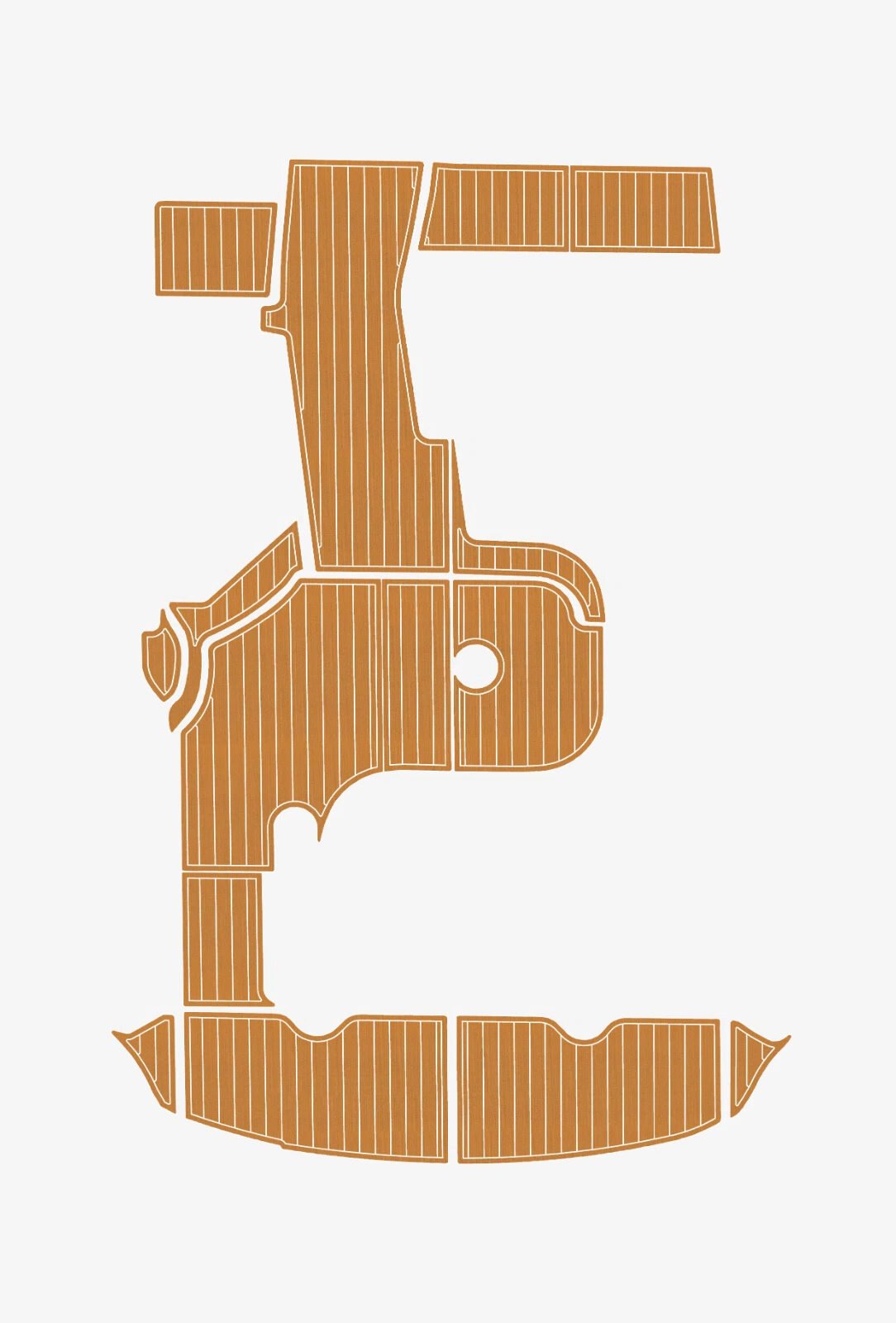 1 Kit EVA Foam boat flooring 2003-2008 Sea Ray 340 sundancer