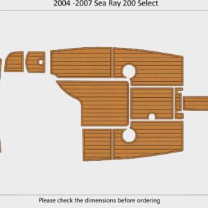 EVA Foam boat flooring 2004 -2007 Sea Ray 200 Select (1) 1 Kit EVA Foam boat flooring 2004-2007 Sea Ray 200 Select