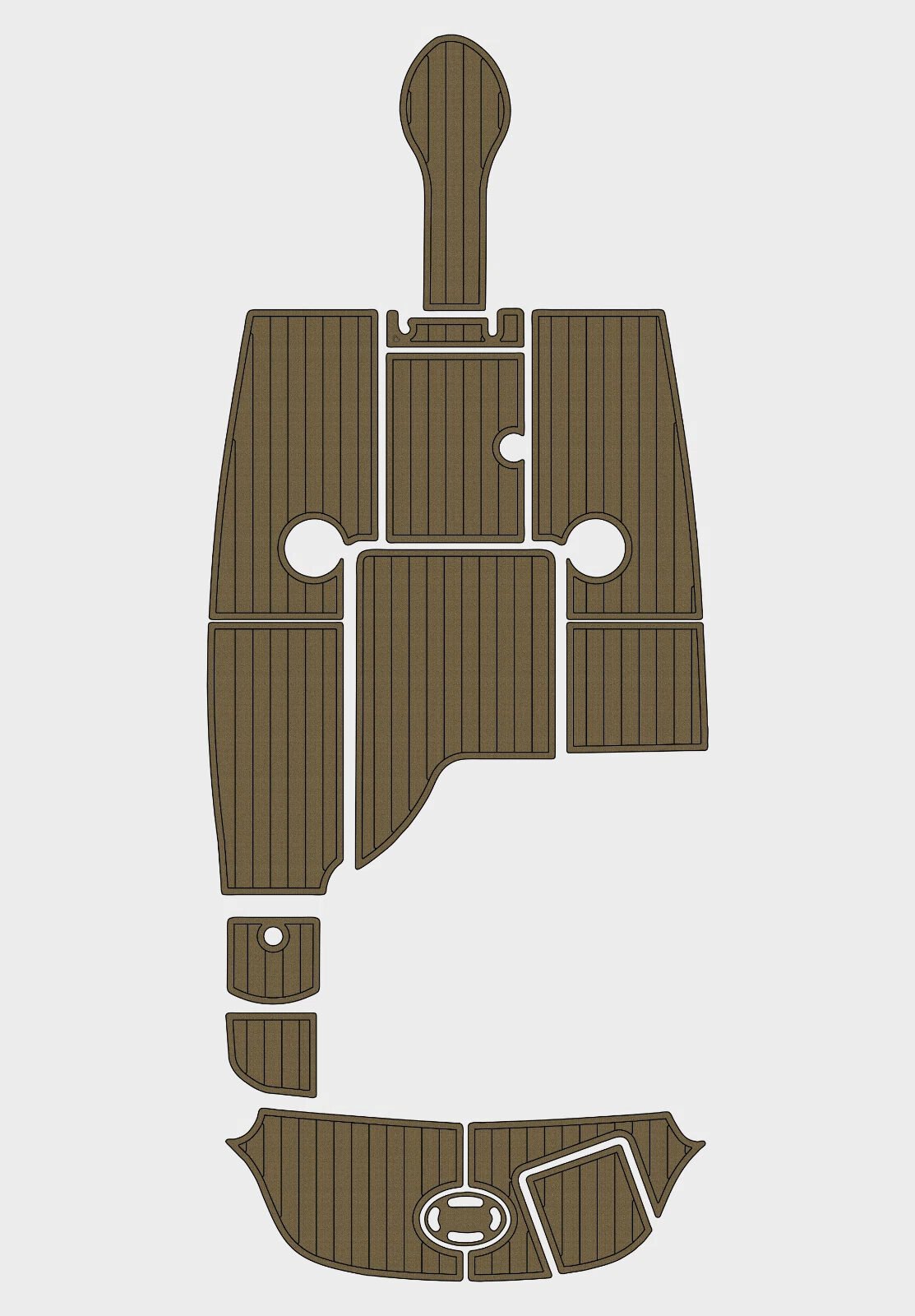 EVA Foam boat flooring 2004 -2007 Sea Ray 200 Select (5) 1 Kit EVA Foam boat flooring 2004-2007 Sea Ray 200 Select