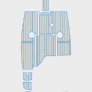 EVA Foam boat flooring 2004 -2007 Sea Ray 200 Select (9) 1 Kit EVA Foam boat flooring 2004-2007 Sea Ray 200 Select