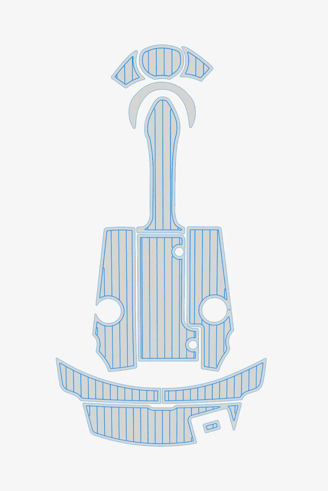 EVA Foam boat flooring 2007-2012 Sea Ray 185 Sport (9) 1 Kit EVA Foam boat flooring 2007-2012 Sea Ray 185 Sport