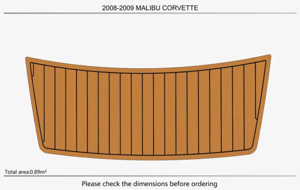 EVA Foam boat flooring 2008-2009 Malibu CORVETTE (1) 1 Kit EVA Foam boat flooring 2008-2009 Malibu CORVETTE