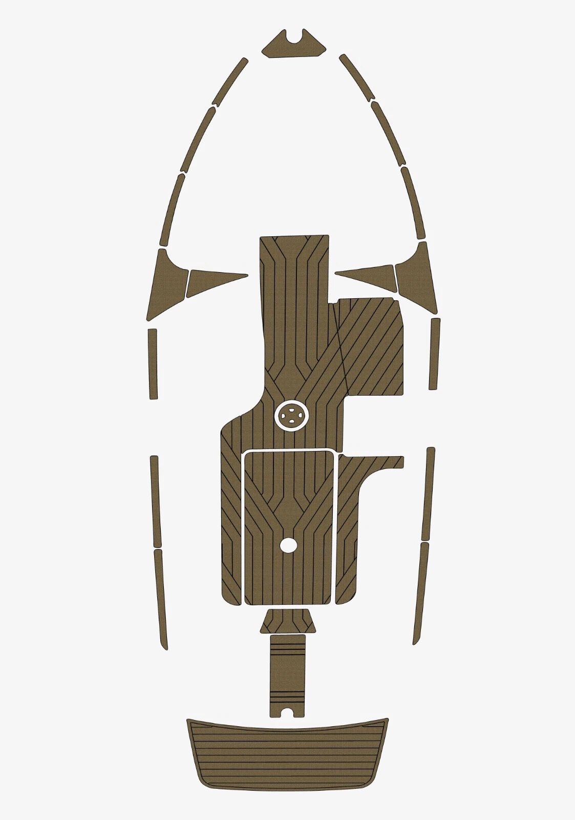 1 Kit EVA Foam boat flooring 2010-2013 Malibu 23 LSV