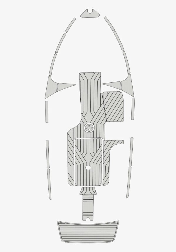 1 Kit EVA Foam boat flooring 2010-2013 Malibu 23 LSV