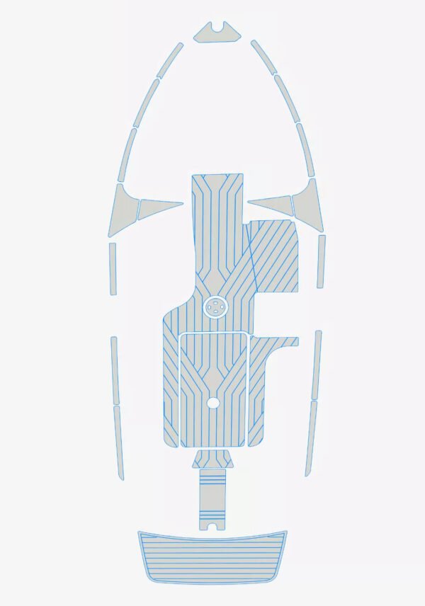 1 Kit EVA Foam boat flooring 2010-2013 Malibu 23 LSV