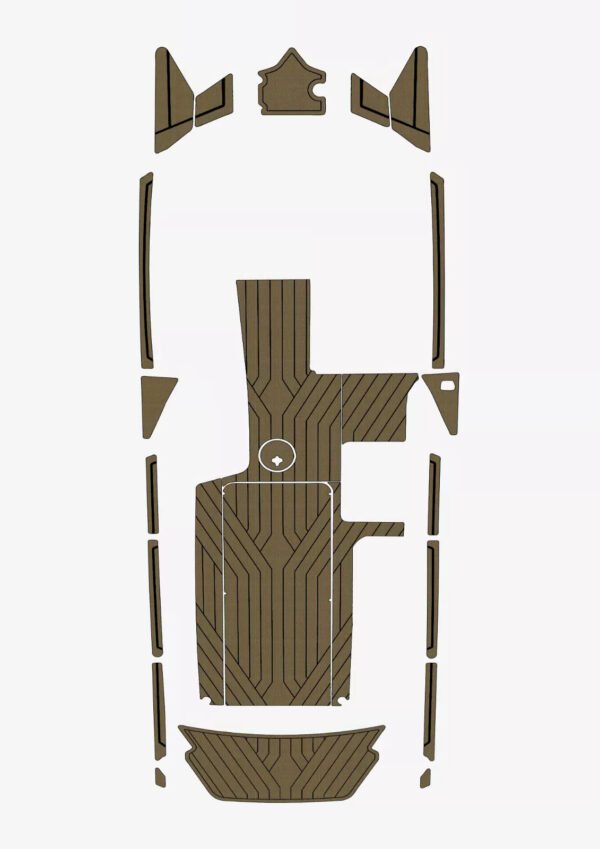 1 Kit EVA Foam boat flooring 2013-2016 Malibu 24 MXZ