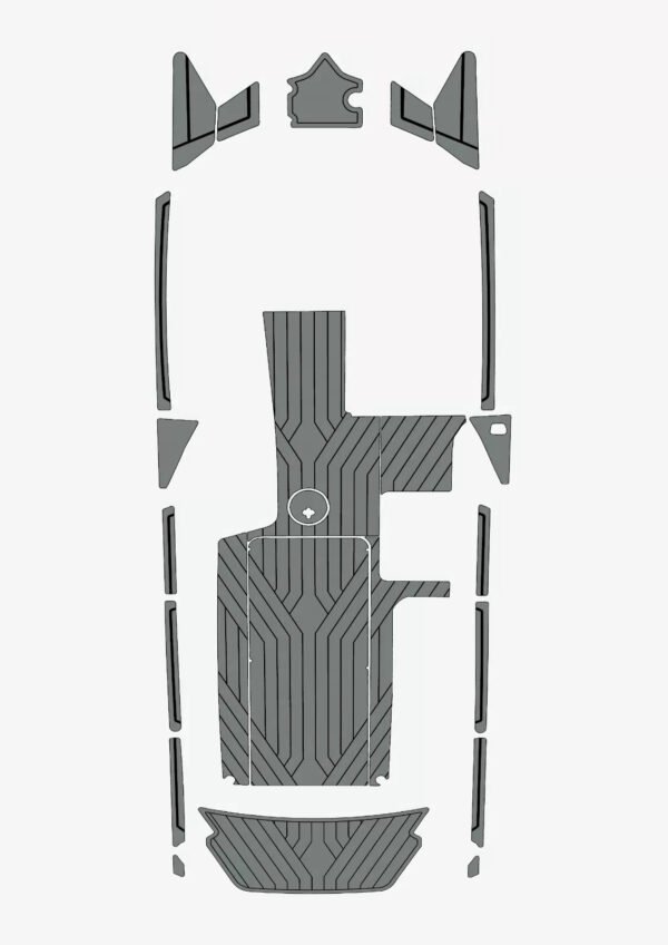 1 Kit EVA Foam boat flooring 2013-2016 Malibu 24 MXZ