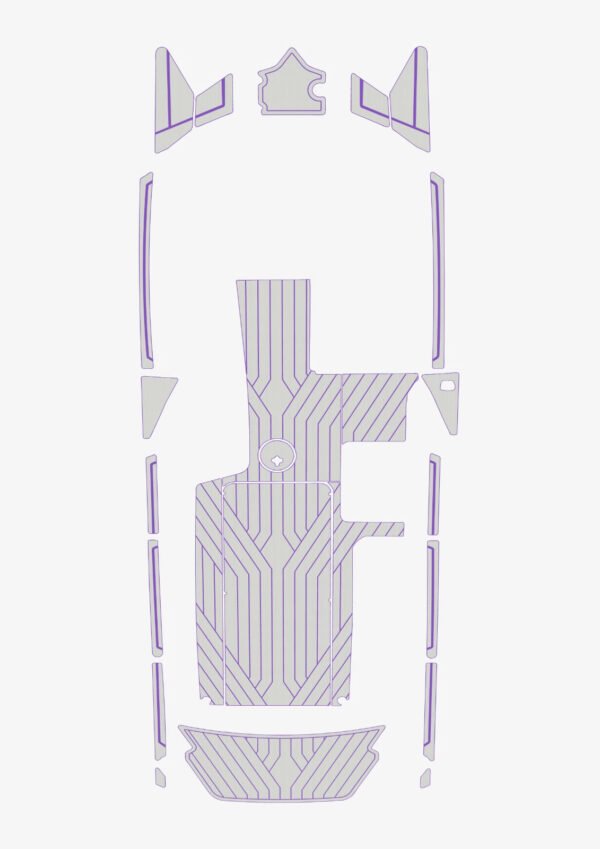 1 Kit EVA Foam boat flooring 2013-2016 Malibu 24 MXZ