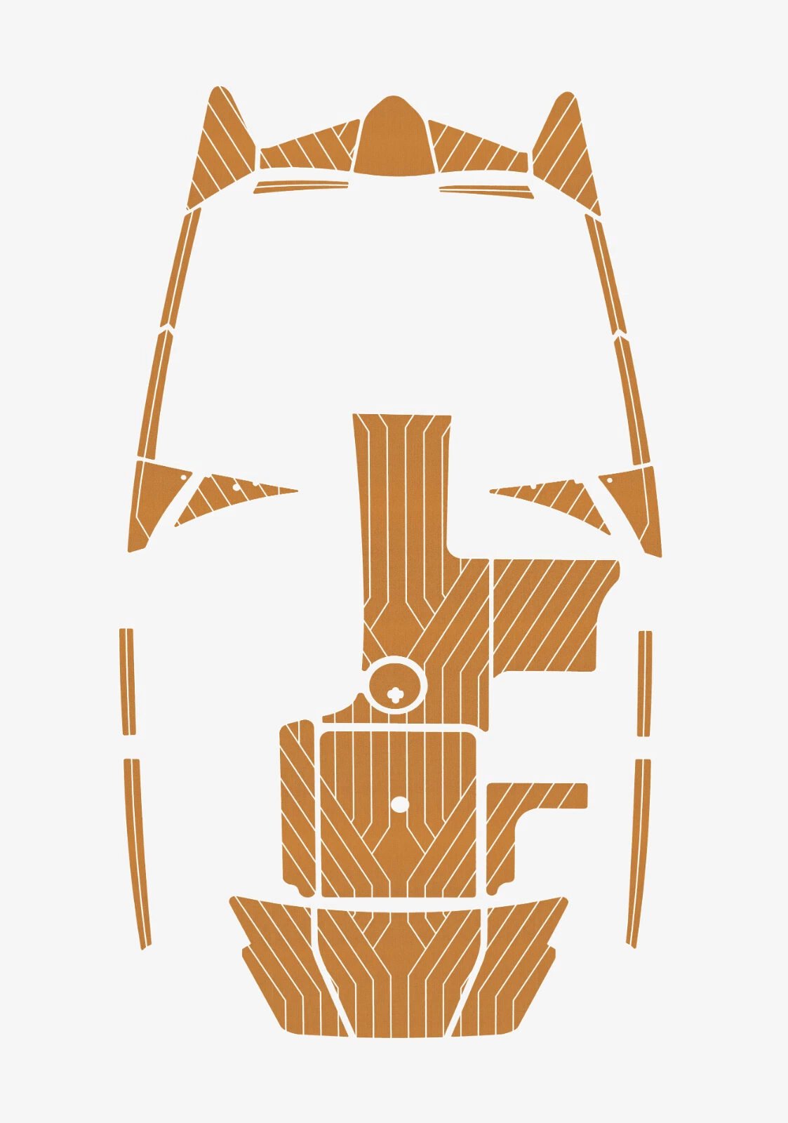 1 Kit EVA Foam boat flooring 2013-2017 Malibu 20 mxz