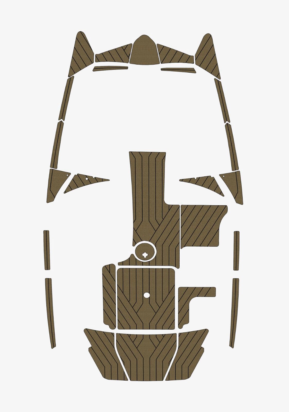 1 Kit EVA Foam boat flooring 2013-2017 Malibu 20 mxz