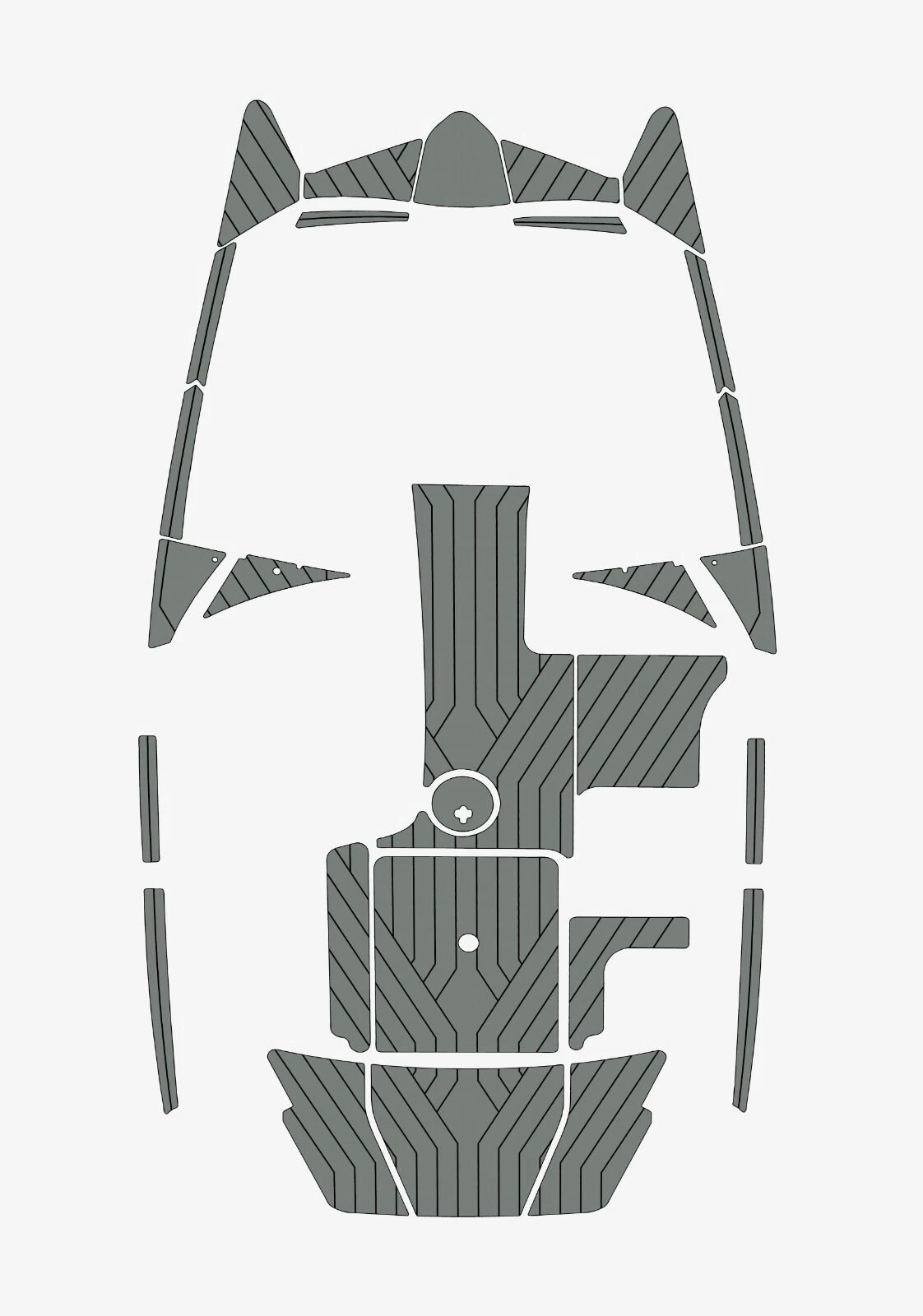 1 Kit EVA Foam boat flooring 2013-2017 Malibu 20 mxz