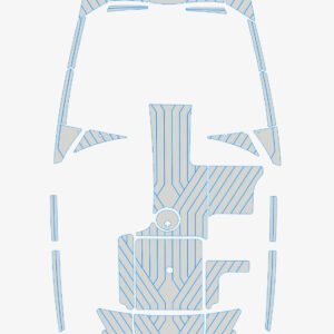 1 Kit EVA Foam boat flooring 2013-2017 Malibu 20 mxz