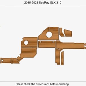 EVA Foam boat flooring 2015-2023 Sea Ray SLX 310 Outboard (1) 1 Kit EVA Foam boat flooring 2015-2023 Sea Ray SLX 310 Outboard