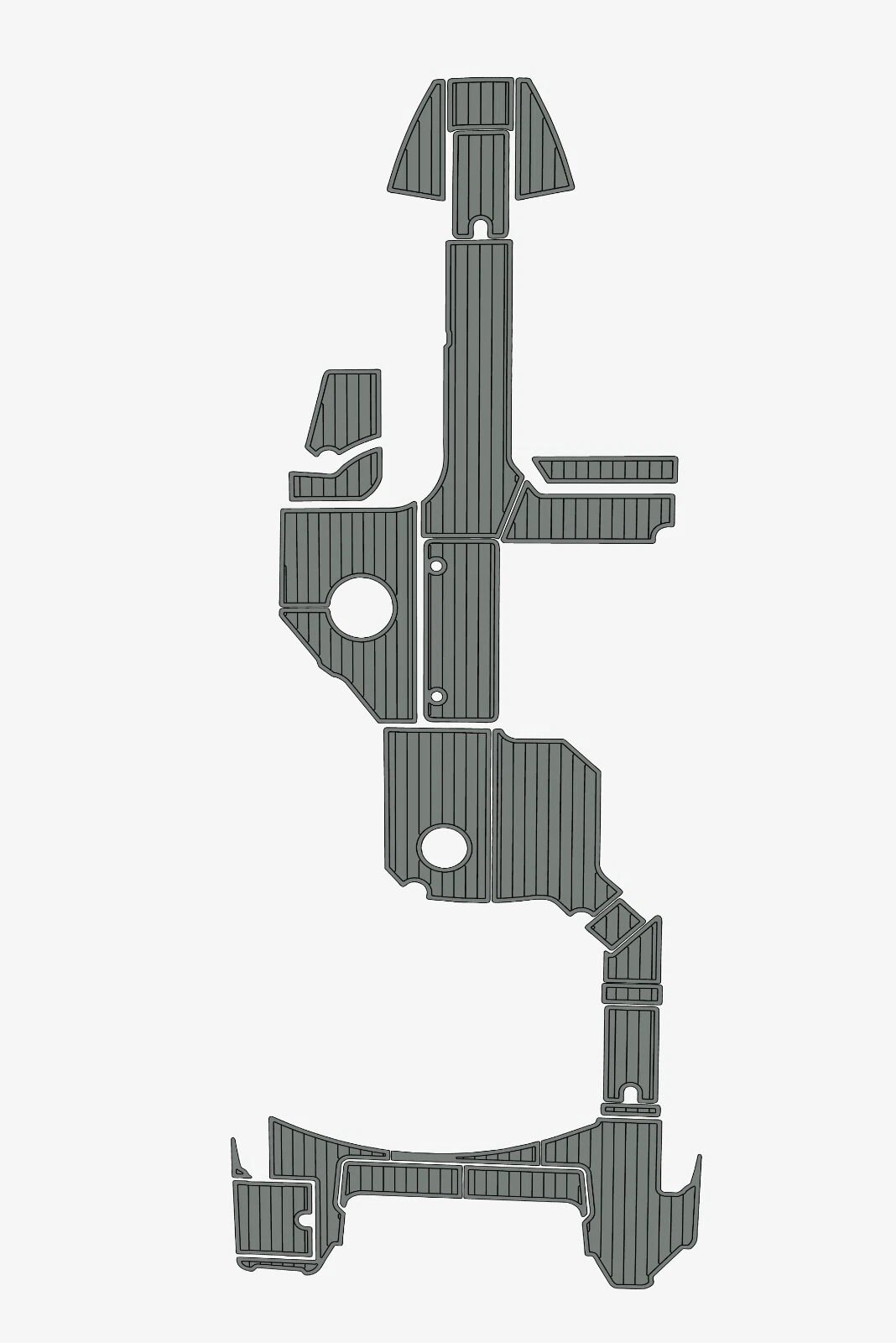 EVA Foam boat flooring 2015-2023 Sea Ray SLX 310 Outboard (6) 1 Kit EVA Foam boat flooring 2015-2023 Sea Ray SLX 310 Outboard