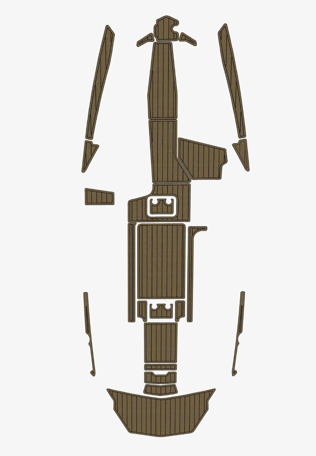 EVA Foam boat flooring 2016-2019 Malibu M235 (5) 1 Kit EVA Foam boat flooring 2016-2019 Malibu M235