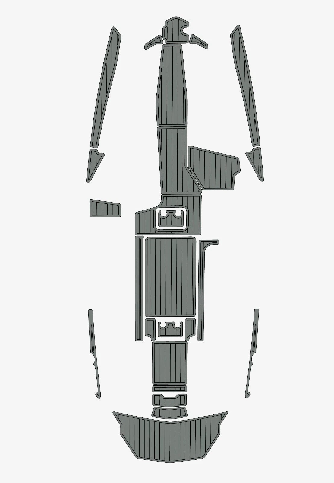 EVA Foam boat flooring 2016-2019 Malibu M235 (6) 1 Kit EVA Foam boat flooring 2016-2019 Malibu M235