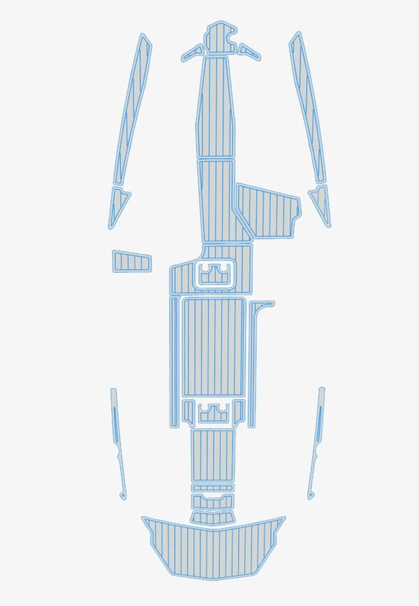EVA Foam boat flooring 2016-2019 Malibu M235 (9) 1 Kit EVA Foam boat flooring 2016-2019 Malibu M235