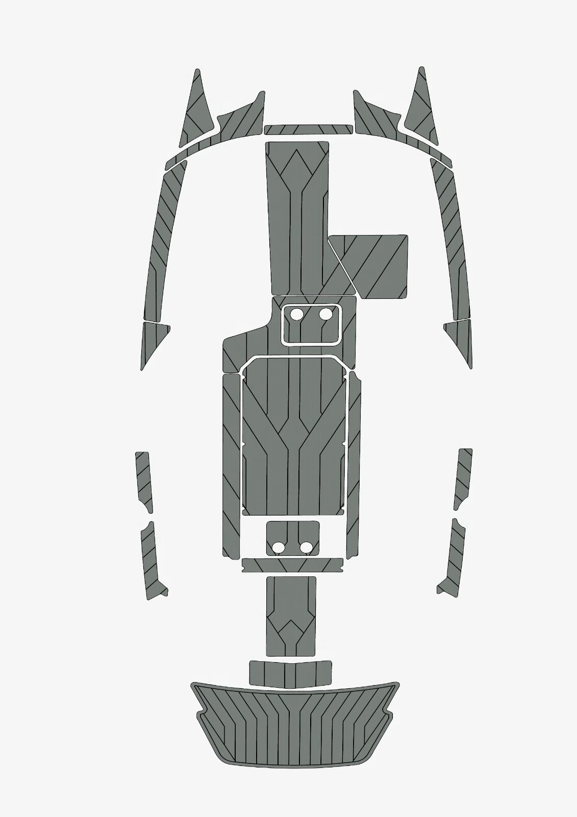 EVA Foam boat flooring 2019-2020 Malibu 22 MXZ (6) 1 Kit EVA Foam boat flooring 2019-2020 Malibu 22 MXZ
