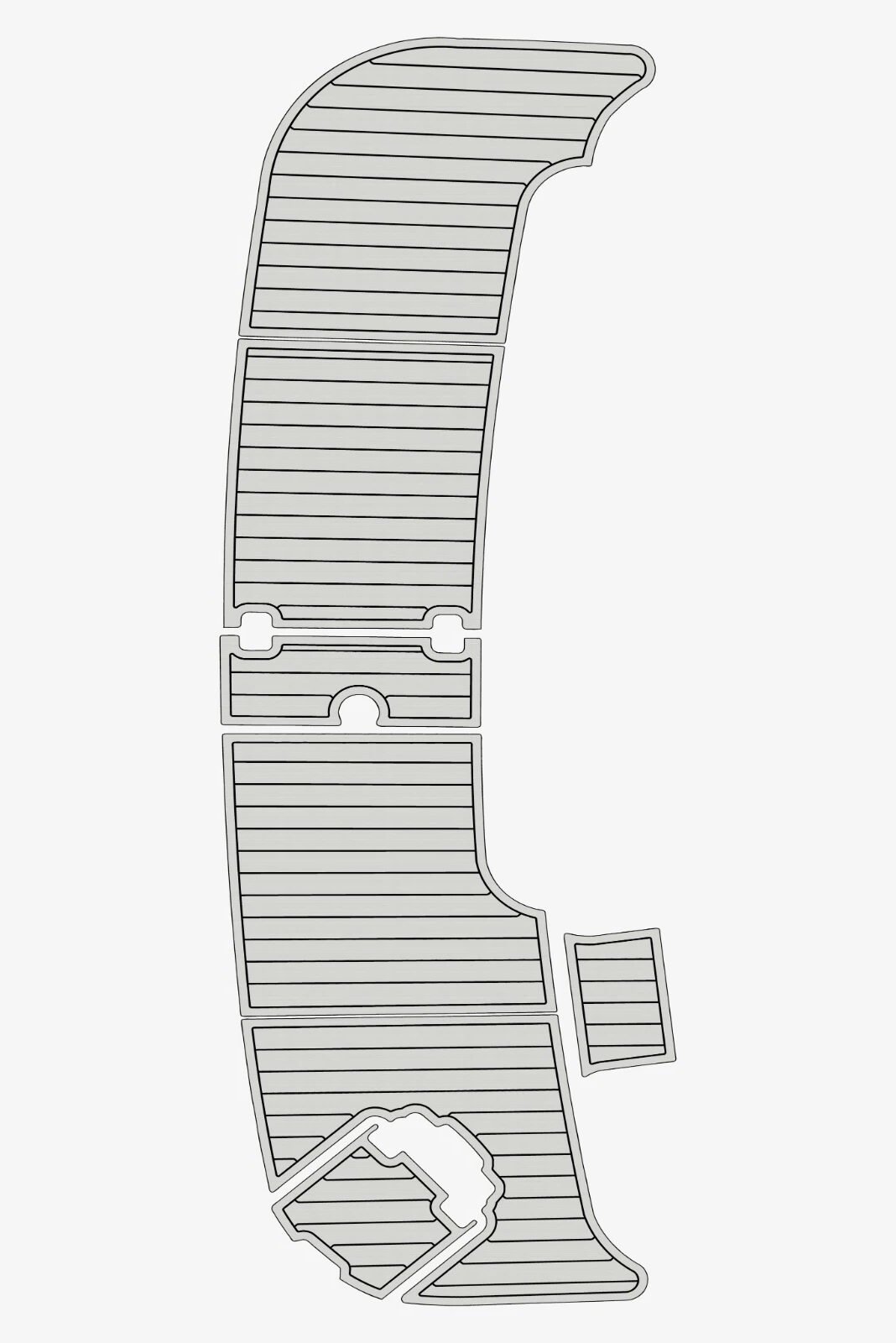 EVA Foam flooring 2002-2003 Carver 410 Sport Sedan (15) 1 Kit EVA Foam flooring 2002-2003 Carver 410 Sport Sedan