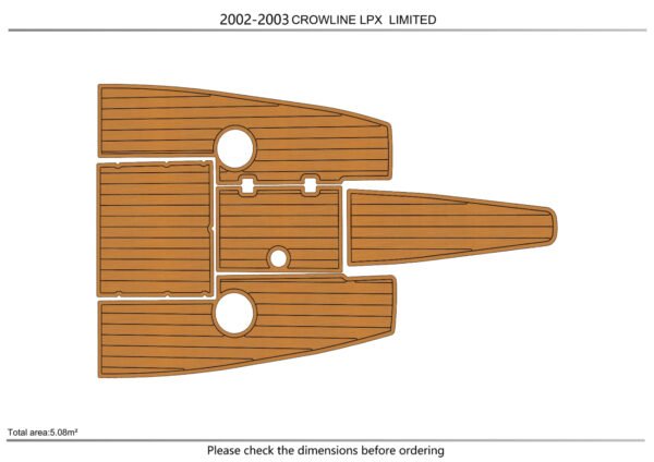 EVA Foam flooring 2002-2003 Crownline LPX (1) 1 Kit EVA Foam flooring 2002-2003 Crownline LPX