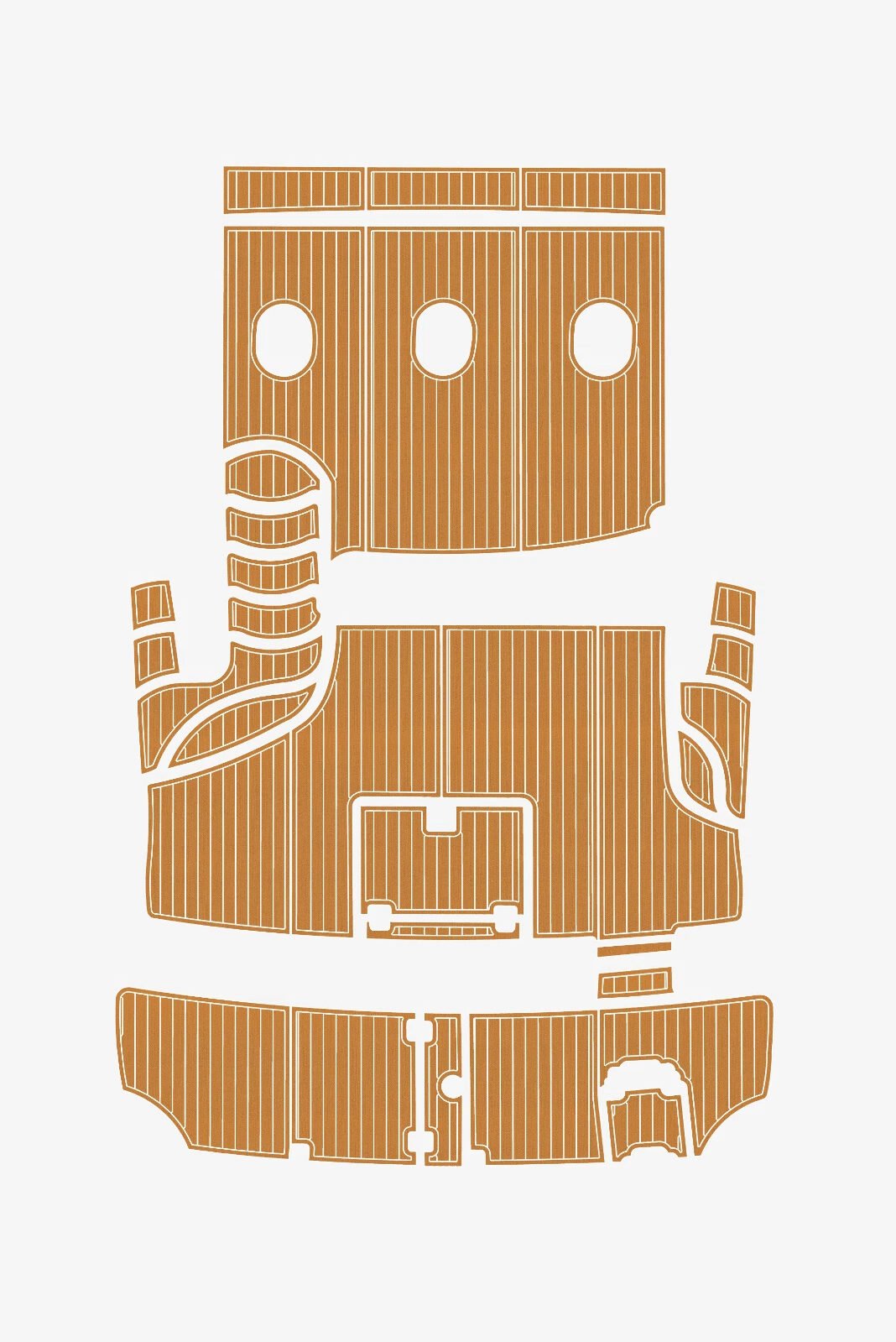 EVA Foam flooring 6mm 2003-2005 Carver 360 Sport Sedan (11) 1 Kit EVA Foam flooring 6mm 2003-2005 Carver 360 Sport Sedan