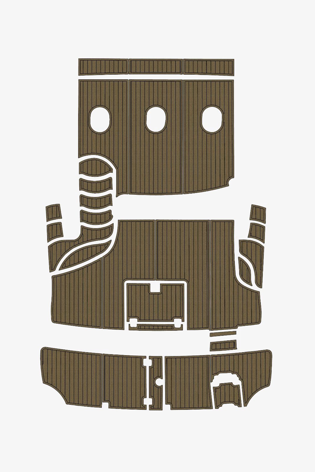 EVA Foam flooring 6mm 2003-2005 Carver 360 Sport Sedan (12) 1 Kit EVA Foam flooring 6mm 2003-2005 Carver 360 Sport Sedan