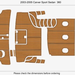 EVA Foam flooring 6mm 2003-2005 Carver 360 Sport Sedan (2) 1 Kit EVA Foam flooring 6mm 2003-2005 Carver 360 Sport Sedan