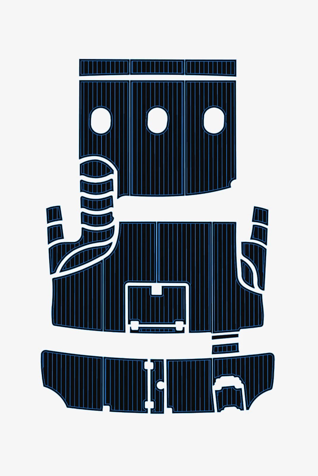 EVA Foam flooring 6mm 2003-2005 Carver 360 Sport Sedan (4) 1 Kit EVA Foam flooring 6mm 2003-2005 Carver 360 Sport Sedan