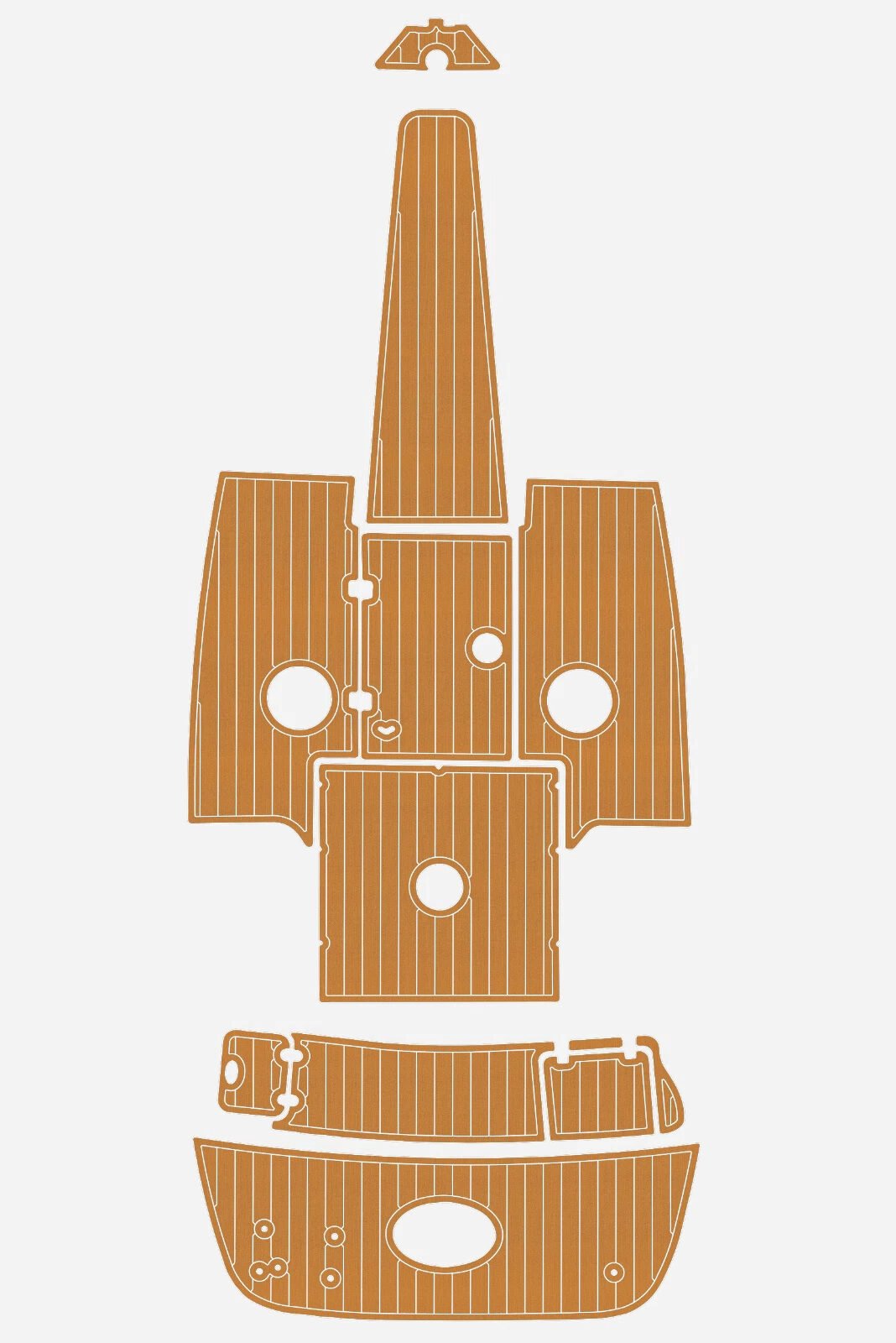 1 Kit EVA foam boat flooring 2002 Crownline 225 BR