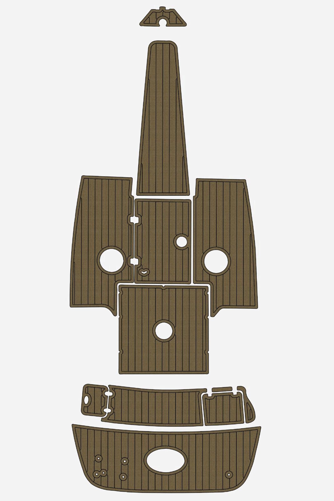 1 Kit EVA foam boat flooring 2002 Crownline 225 BR