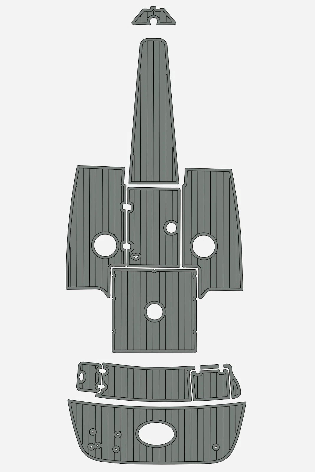 1 Kit EVA foam boat flooring 2002 Crownline 225 BR