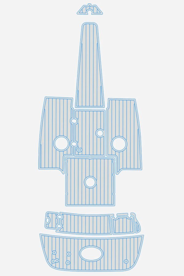 1 Kit EVA foam boat flooring 2002 Crownline 225 BR