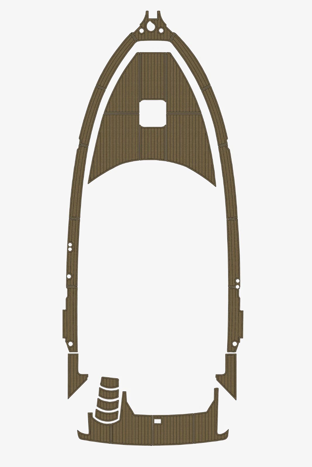 1 Kit EVA Foam marine floor 1997-1998 Carver MY 355