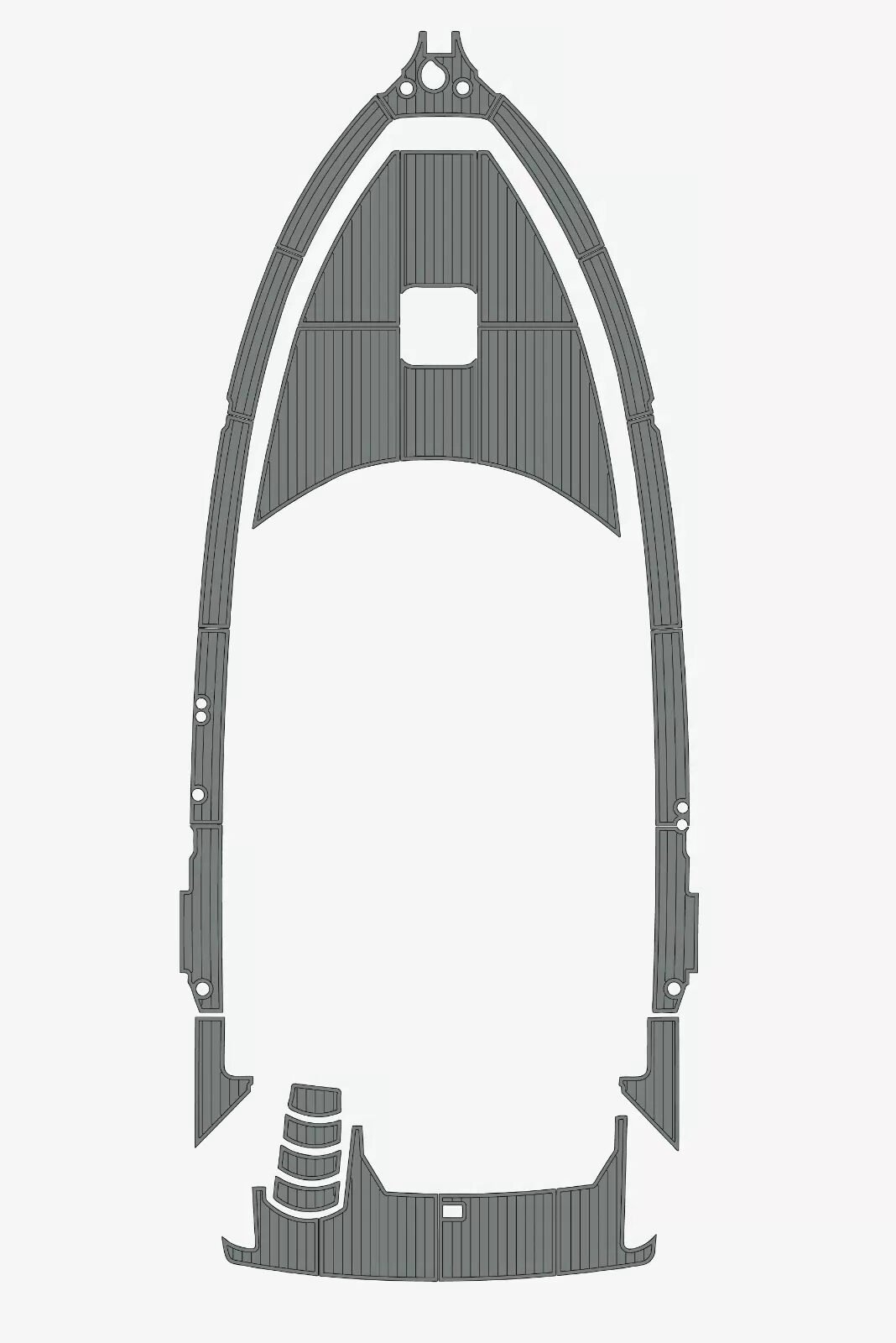 1 Kit EVA Foam marine floor 1997-1998 Carver MY 355