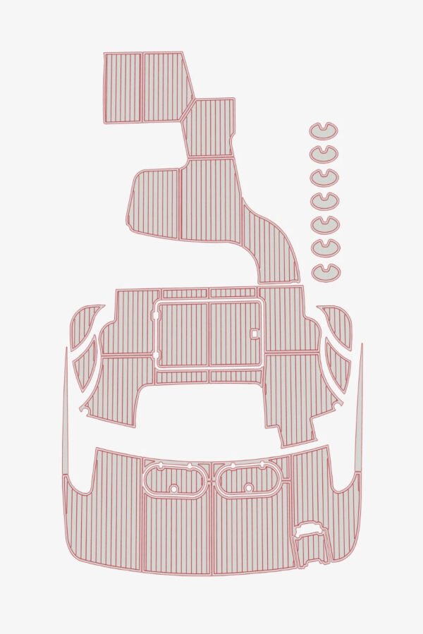 EVA Foam marine floor 2000-2006 Carver 530 (10) 1 Kit EVA Foam marine floor 2000-2006 Carver 530