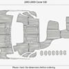 EVA Foam marine floor 2000-2006 Carver 530 (3) 1 Kit EVA Foam marine floor 2000-2006 Carver 530