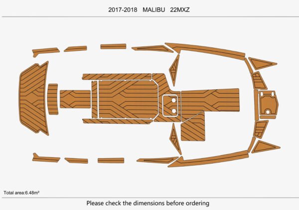 EVA Foam marine floor 2017-2018 Malibu 22 MXZ (2) 1 Kit EVA Foam marine floor 2017-2018 Malibu 22 MXZ