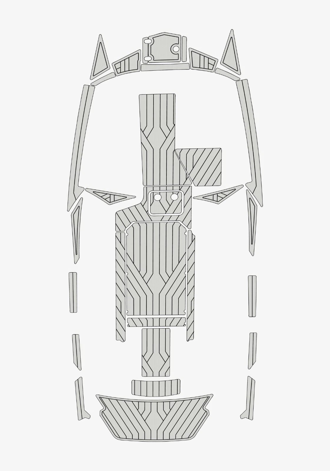 1 Kit EVA Foam marine floor 2017-2018 Malibu 22 MXZ