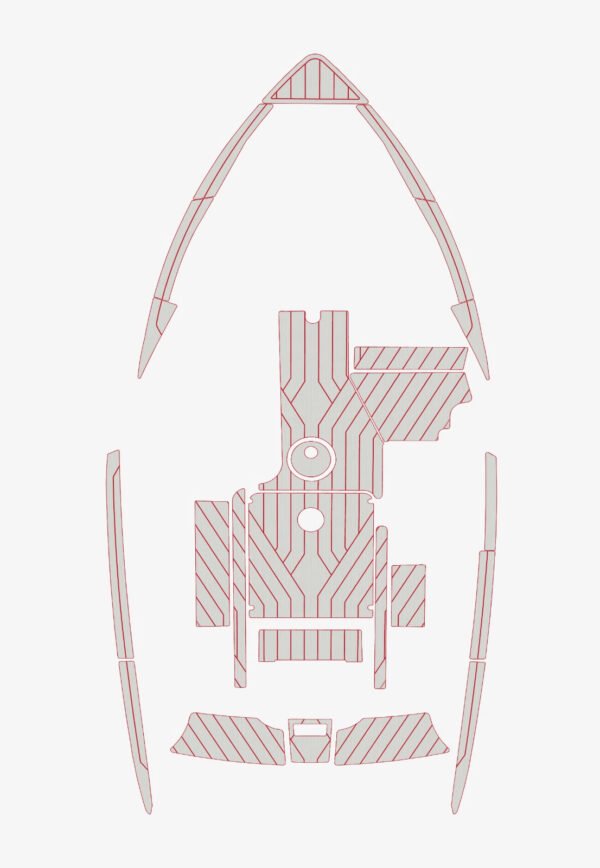 EVA Foam marine floor 2022-2024 Malibu 20 vtx (10) 1 Kit EVA Foam marine floor 2022-2024 Malibu 20 vtx