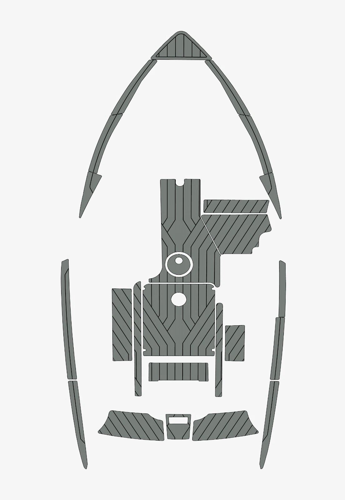 EVA Foam marine floor 2022-2024 Malibu 20 vtx (6) 1 Kit EVA Foam marine floor 2022-2024 Malibu 20 vtx